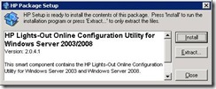 Hardware:HP Lights-Out Online Configuration Utility for Windows Server 2003