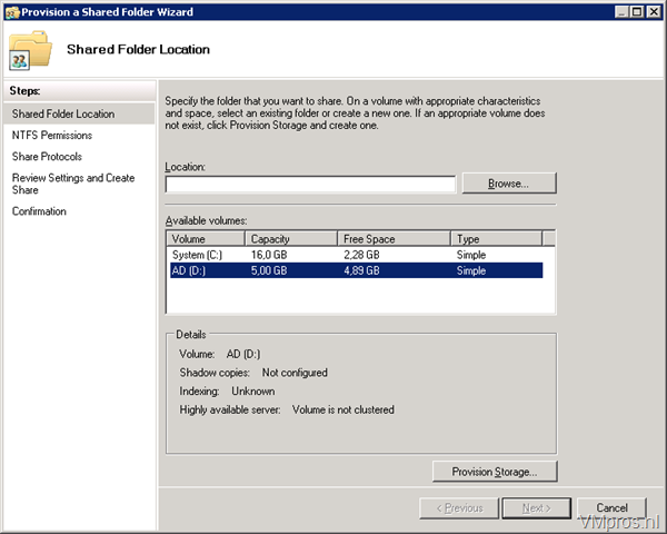 Microsoft: Windows Server 2008 Access Based Enumeration