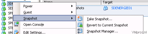 VMware: Active snapshots but can’t see them in Snapshot Manager