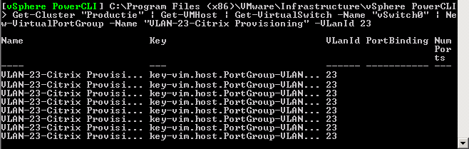 VMware: Add PortGroup to all hosts in cluster with PowerCLI