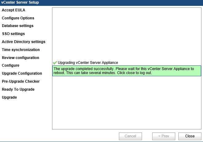 VMware: How to upgrade vCenter appliance 5.1 to 5.5