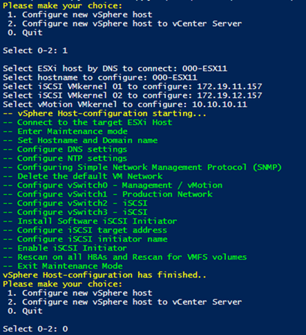 VMware: Configure new vSphere 6 host with PowerCLI