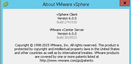 VMware: Updating vCenter Server Appliance 6.0 to Update 1